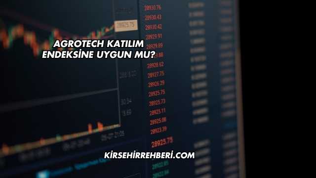 Agrotech Katılım Endeksine Uygun mu?