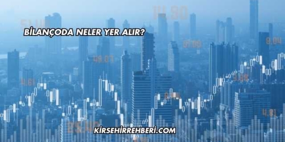 Bilançoda Neler Yer Alır?