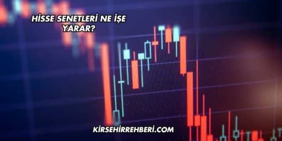 Hisse Senetleri Ne İşe Yarar?