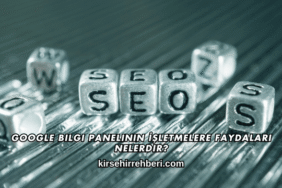 Google Bilgi Panelinin İşletmelere Faydaları Nelerdir?